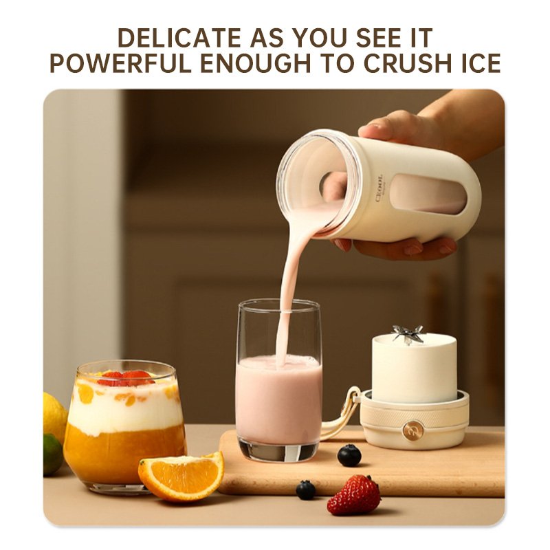 2024 IP68 Z03 Ceool New Mini Type-C Portable Fast Fruit Juicer Blenders and Juicer Hand Blender Cup Ice Crusher Blender Machine