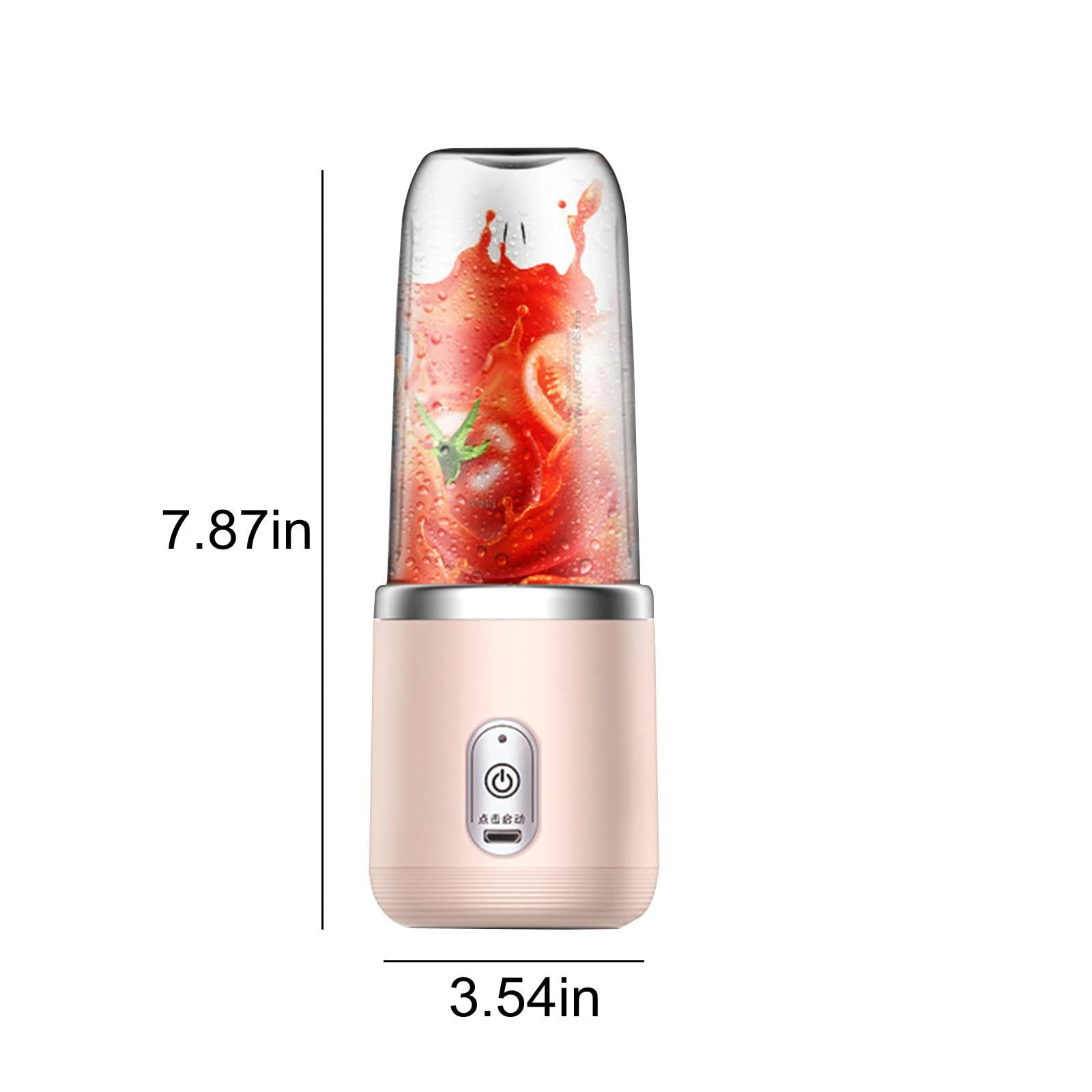 Portable Juicer Cup Extractor Smoothie Food Mixer Ice Crusher Electric Mini Juicer Machine Usb Charging Fruit Squeezer Blender