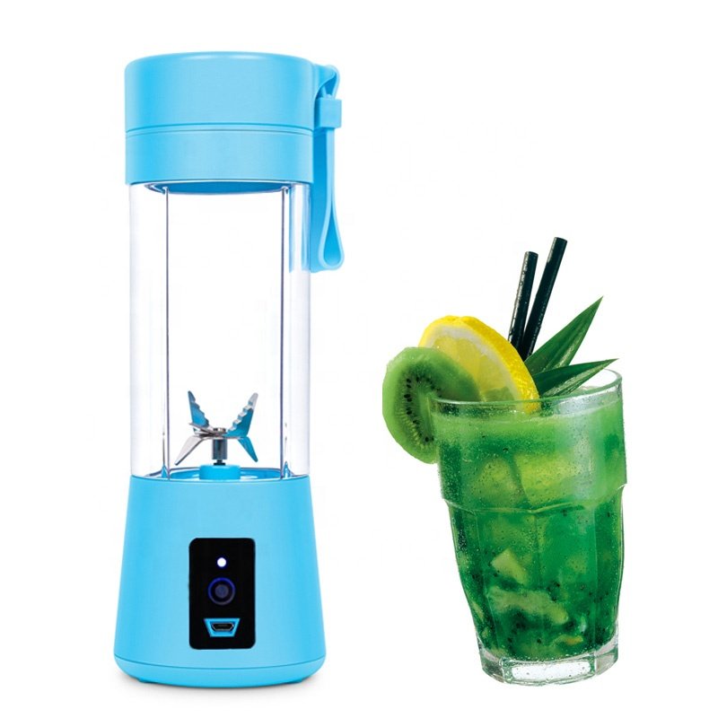 First Piece Special Price 380ml 6 blades usb mini portable rechargeable cold press juice blender Juicer coffee Shaker cup