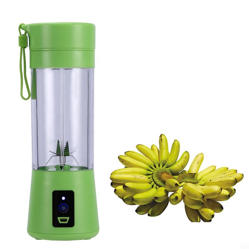 First Piece Special Price 380ml 6 blades usb mini portable rechargeable cold press juice blender Juicer coffee Shaker cup
