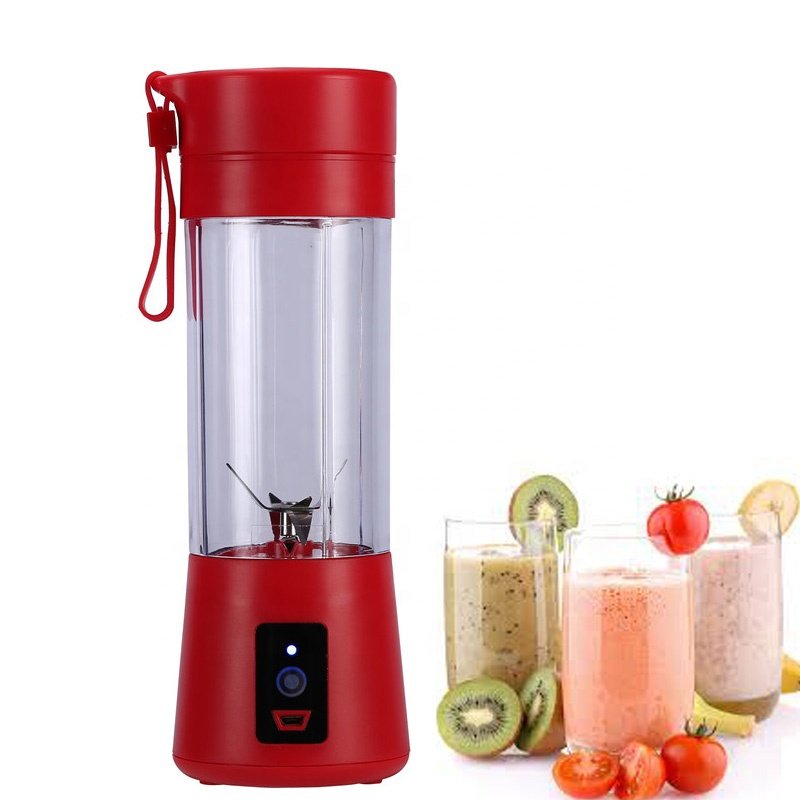 First Piece Special Price 380ml 6 blades usb mini portable rechargeable cold press juice blender Juicer coffee Shaker cup