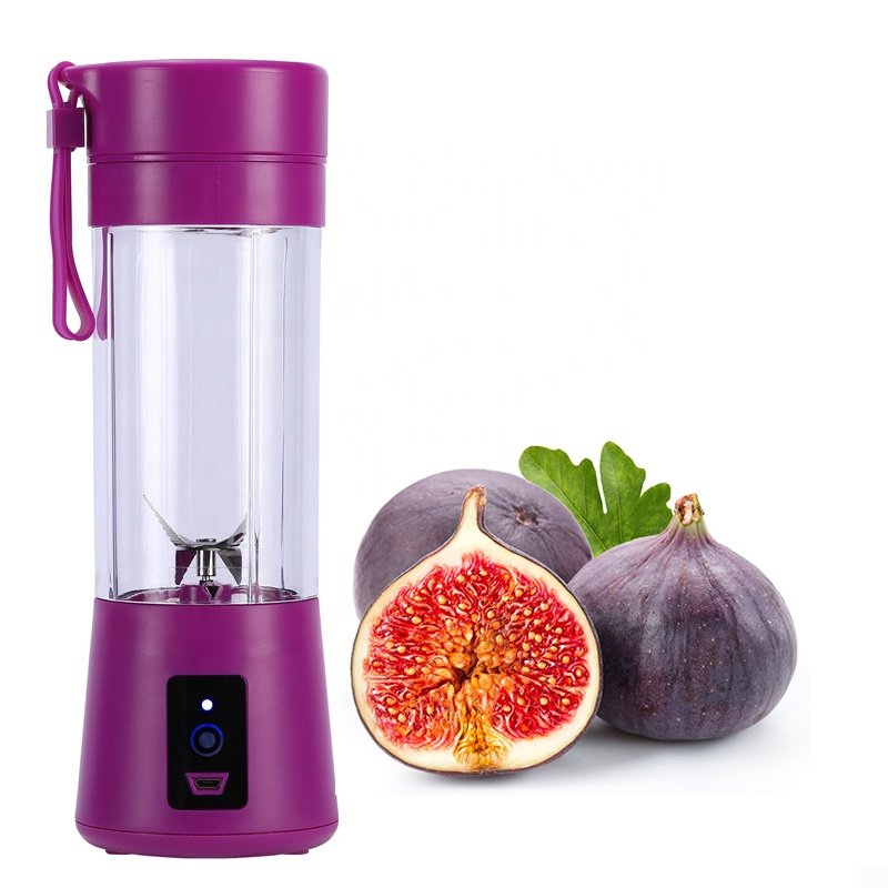 First Piece Special Price 380ml 6 blades usb mini portable rechargeable cold press juice blender Juicer coffee Shaker cup