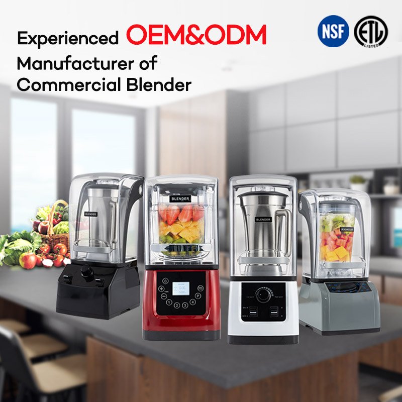 High Speed Professional 4L Stainless Steel Jar Cup Commercial Kitchen Blender