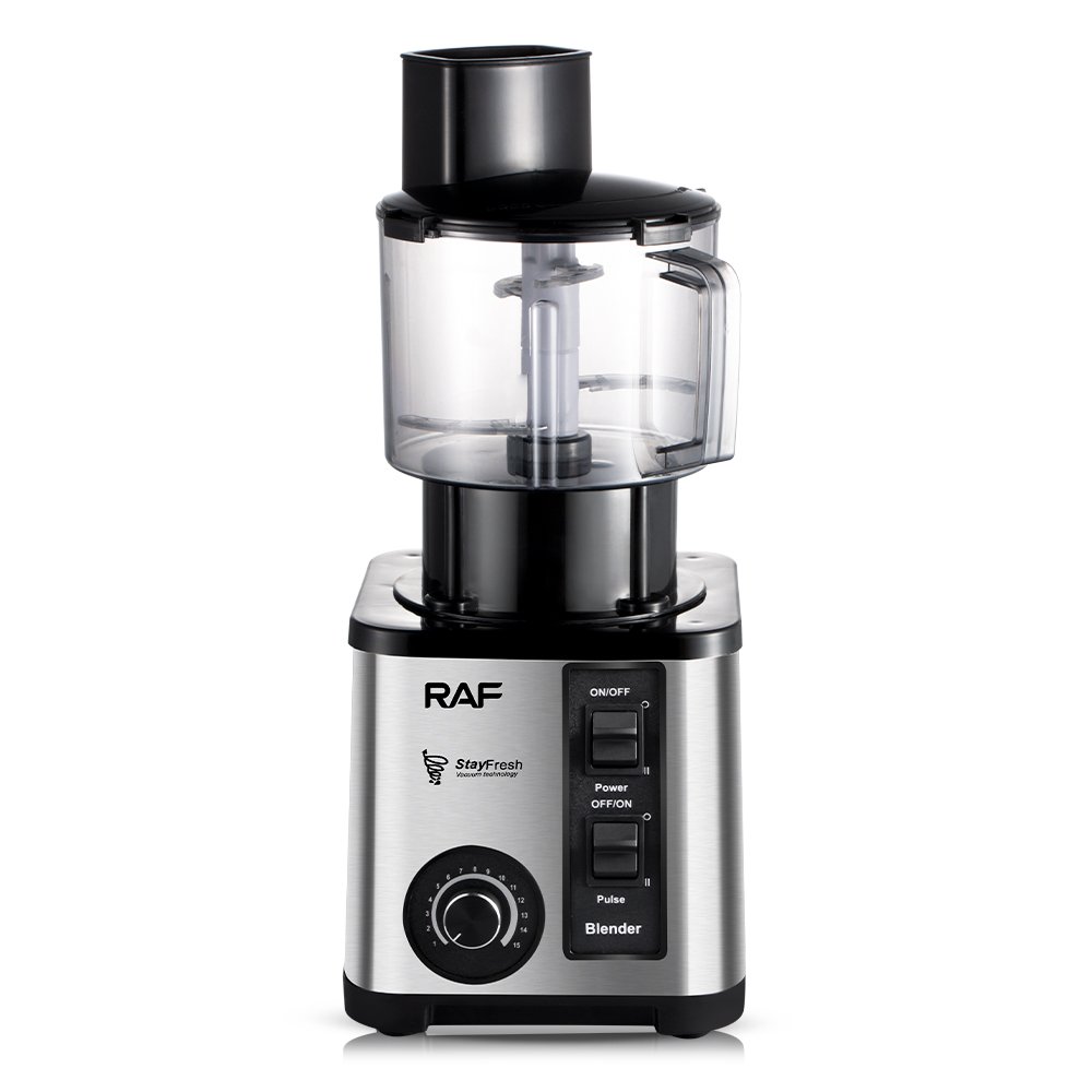New 3 in 1 Electric Blender Countertop Stainless Steel Blade Smoothies for Fruit Meat Beans