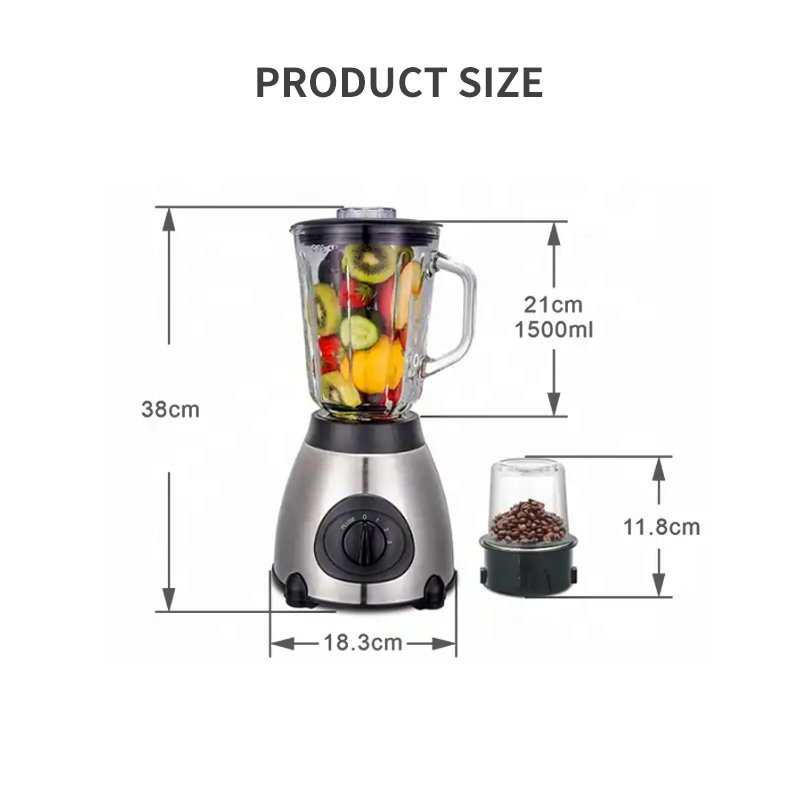 Leazo Customized CE 500w Electric Fruit Smoothie Blender High Speed Licuadora Electric Blender