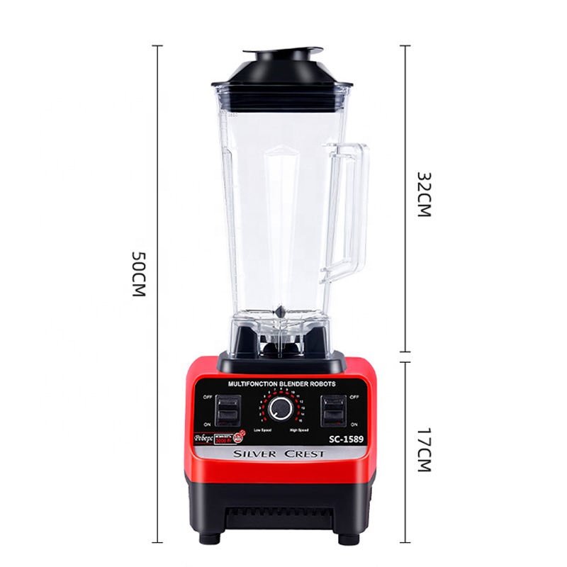 Heavy Duty 2 In 1 4500W Commercial Electric Mixer Blender Mixeur Fruit Juice Table Blender Machine