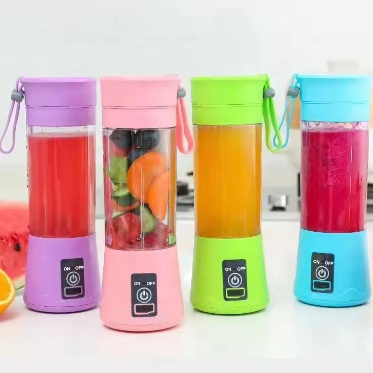 Wholesale Electric Usb Fresh Orange Juicer Mini Blender Smoothies Six Blades Commercial Handle Portable Blenders And Juicers