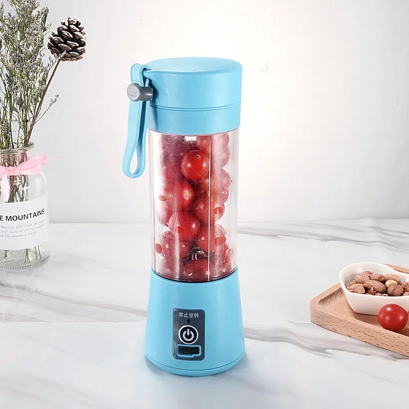 Wholesale Electric Usb Fresh Orange Juicer Mini Blender Smoothies Six Blades Commercial Handle Portable Blenders And Juicers