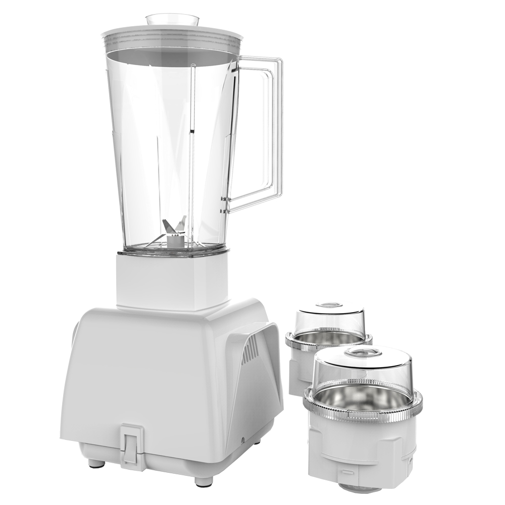wholesale 3 in 1 Multi function Fruit Juicer Electric Blenders Juice Extractor 1L Plastic Jar 2 grinder