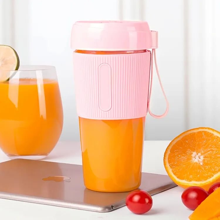 Hot New USB Portable Juicer Cup Blender Grinder Orange Fruit Citrus Mini Mixer Bottle Portable Blender Hand Shaker Healthy