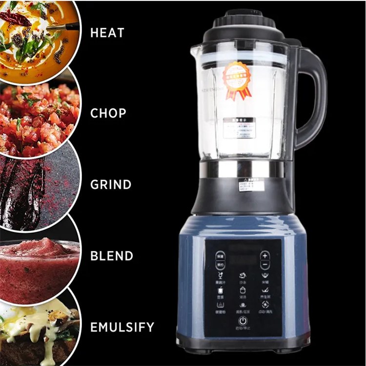 China Factory Multi-Functional Customized Professional Blender For Kitchen Portable with heating cooking