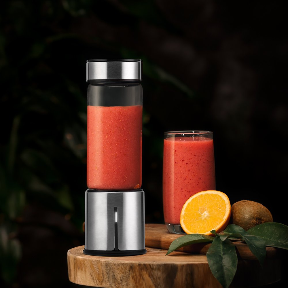 Rechargeable Electrical Usb Mini Wireless Fruit stainless steel Battery Machine Smoothie Travel Mixer Portable juicer Blender