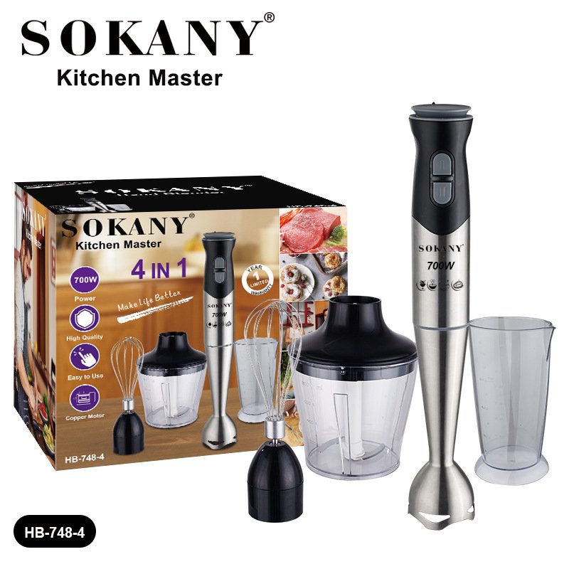 4-in-1 Electric Handheld Juice Blender Multifunctional Egg Beater Electric Mixer