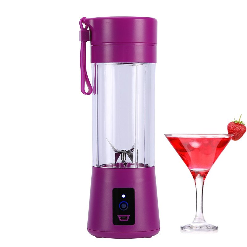 First Piece Special Price travel rechargeable fruit blender machine 380ml commercial cold press citrus juicers gym shaker bottle