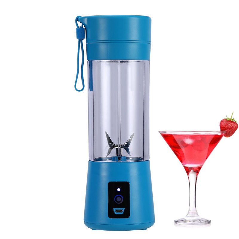 First Piece Special Price travel rechargeable fruit blender machine 380ml commercial cold press citrus juicers gym shaker bottle