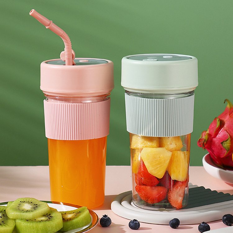 2024 Multi-purpose mini fresh fruit mixer smoothie 6 blades usb rechargeable juicer blender machine
