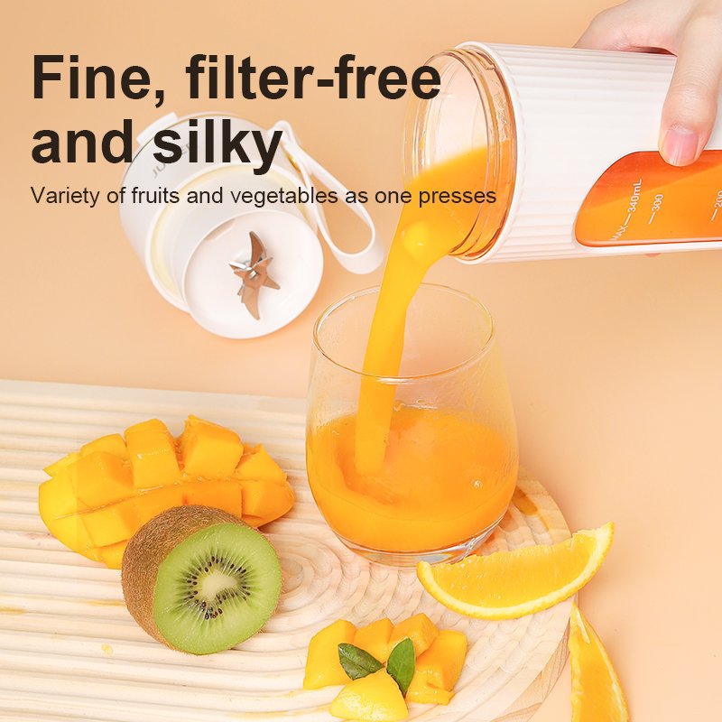 Portable Juicer Rechargeable Mini Battery Powered Blender Travel Milkshake Juicer Mini Portable Juicer