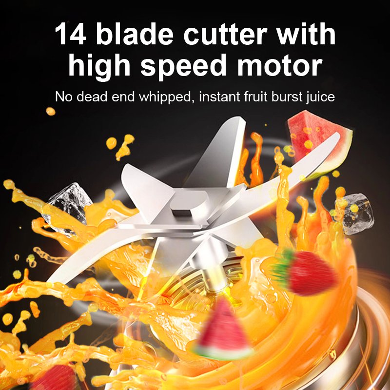 Portable Juicer Rechargeable Mini Battery Powered Blender Travel Milkshake Juicer Mini Portable Juicer