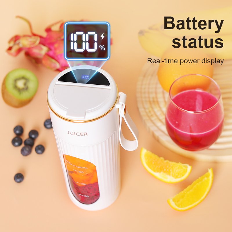 Portable Juicer Rechargeable Mini Battery Powered Blender Travel Milkshake Juicer Mini Portable Juicer