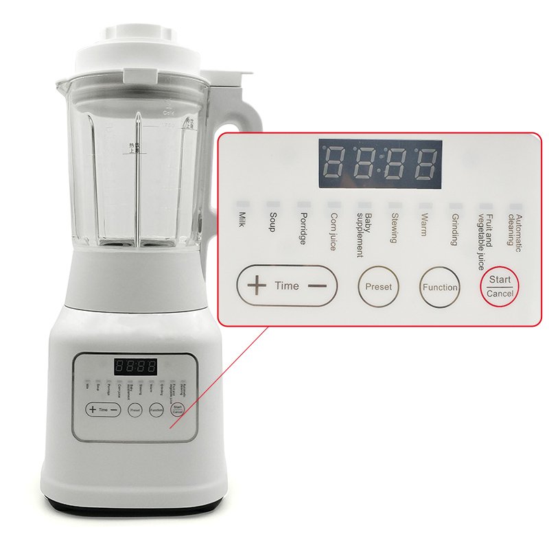 Kitchen Table High Speed Electric Blender Juicer Smart Digital Multipurpose Power Blender Glass