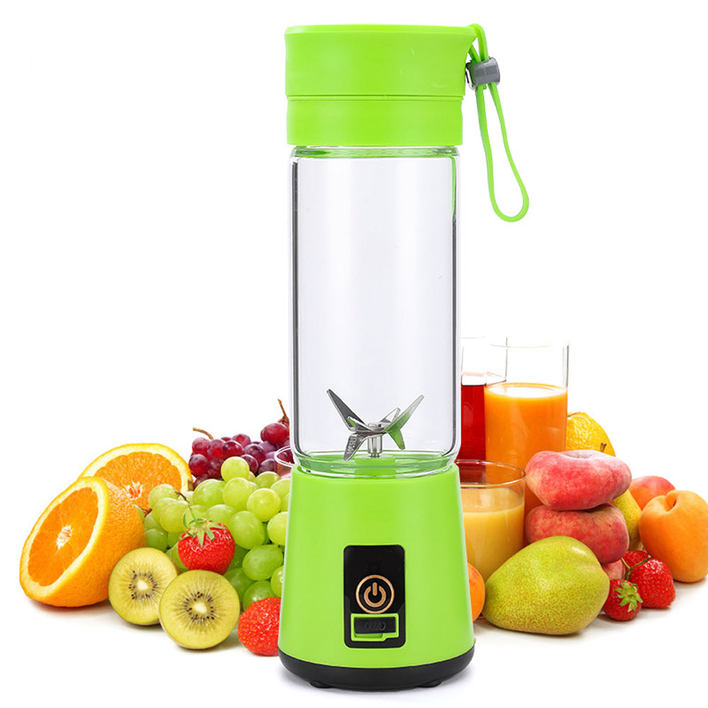 Portable Fruit Juice Blenders Summer Personal Electric Mini Bottle Home USB 6 Blades Juicer Cup Machine For Kitchen
