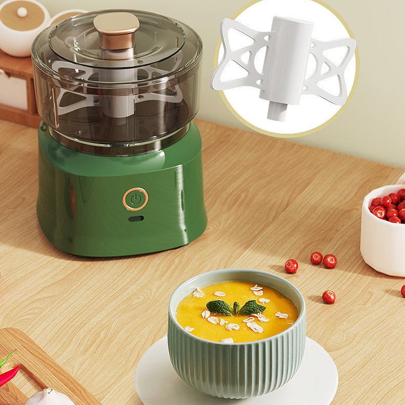 2024 Rechargeable Food Processor Blender White Green Food Processor Meat And Vegetable Chopper Grinder