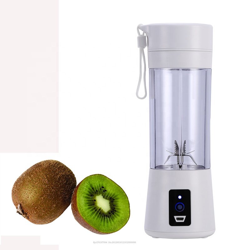 First Piece Special Price portable mini 6 blades rechargeable blender 380ml fruit and vegetable slow juicer cup food grinder