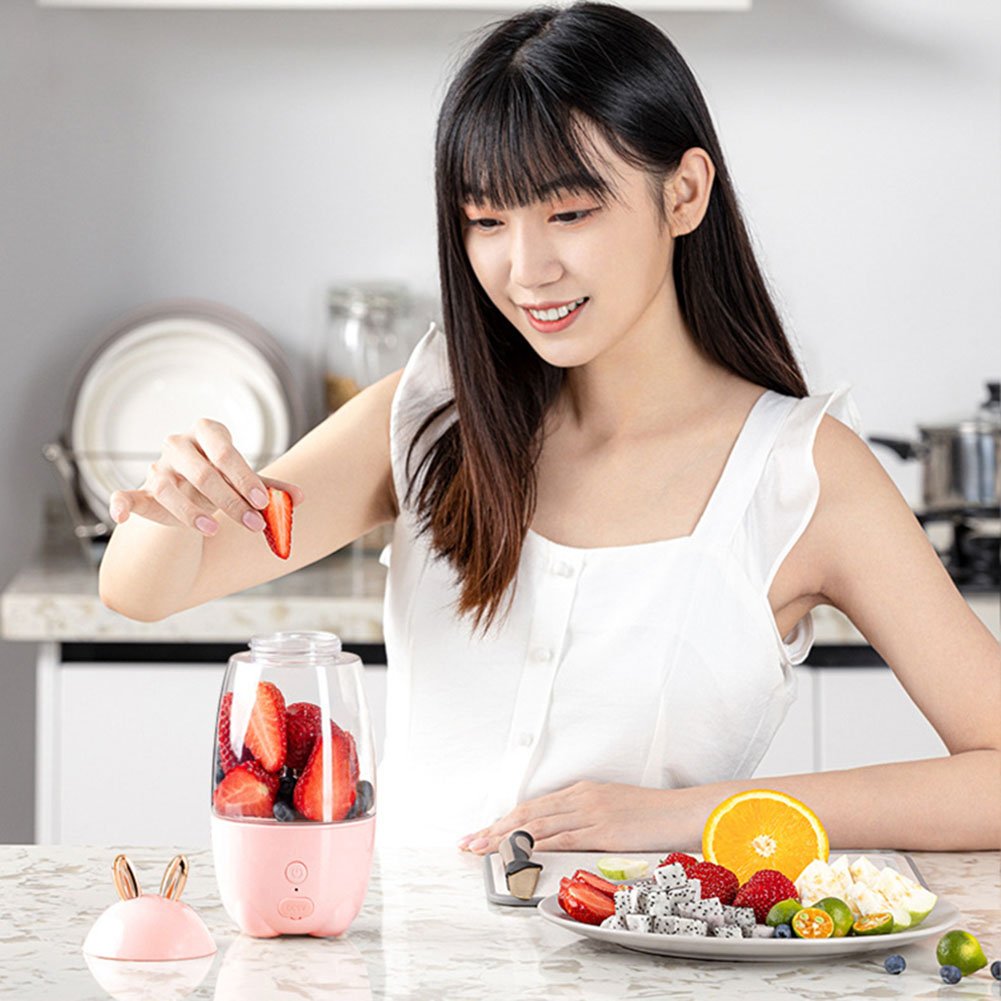 Price Portable 330ml Juicer Electric USB Rechargeable Smoothie Blender Machine Mini Juice Maker Fast Food Processor Mobile Mixer