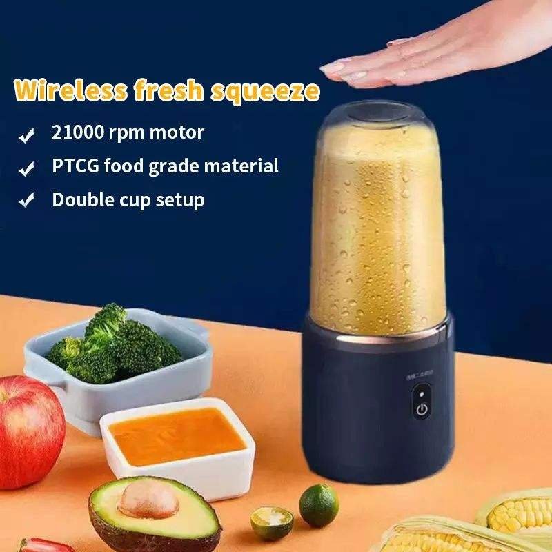 USB Electric Blender Wireless Slow Juicer Juice Extractor Portable Fruit Squeezer 30 Plastic OEM Household Lemon Original Orange
