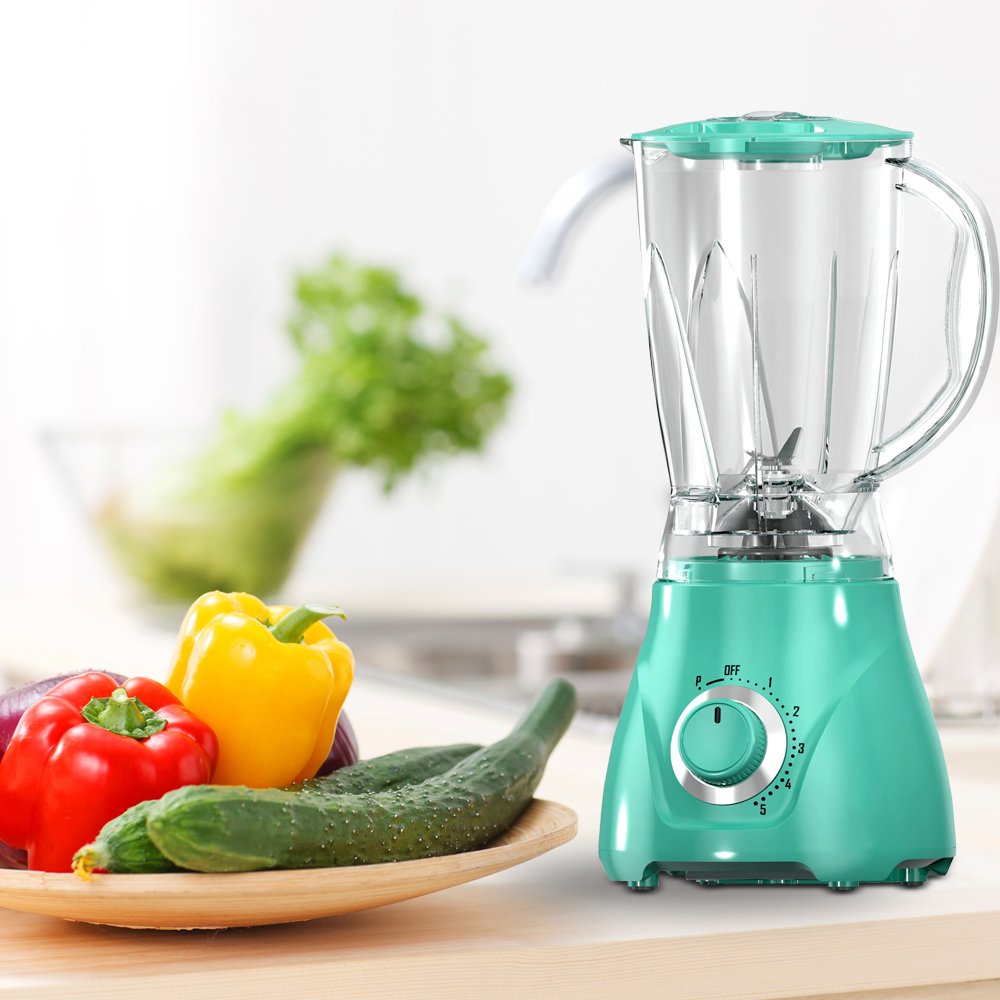 Small Home Appliance 1.5L Unbreakable Jar Electric Fruit Mixing Grinder Blender For Baby Food With Stainless Steel Blades
