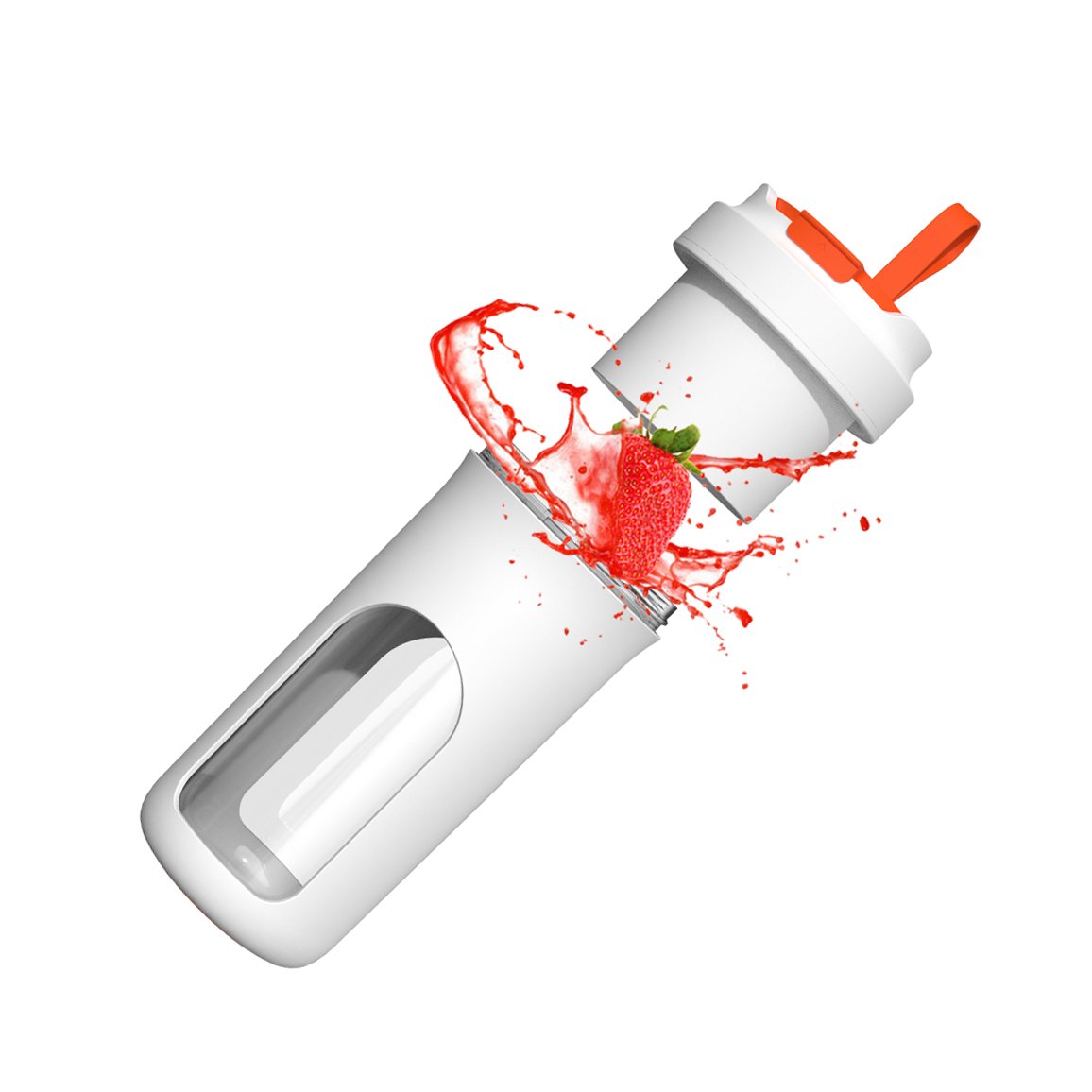 6 Blade USB Electric Rechargeable Handheld Mini Smart Extractor Machine Small Kitchen Appliances Portable Juicers Blenders