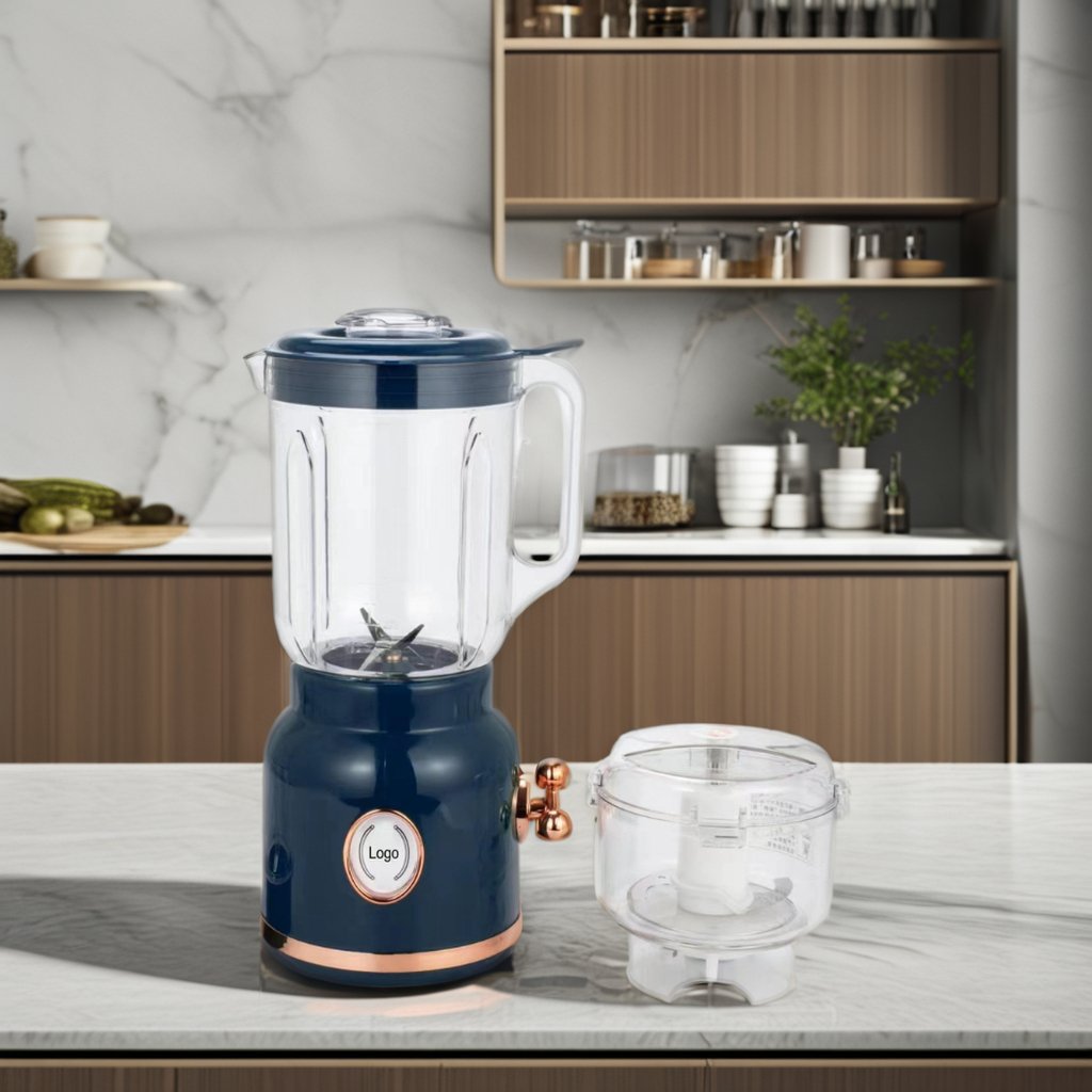 3 In 1 Special Design Copper Motor 2 Speeds 450W 1.5L PC Jar Electric Blender Table Blender Chopper Blender
