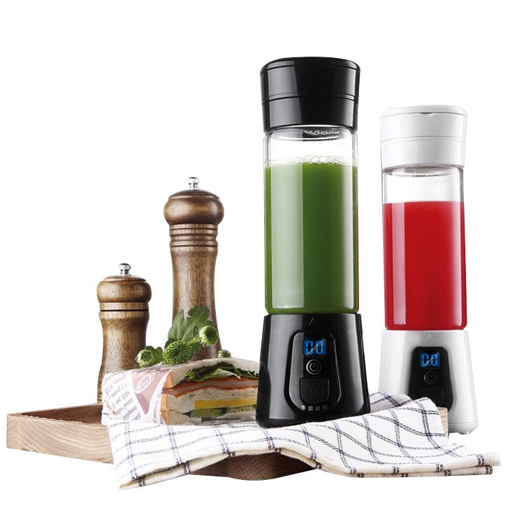 Easy To Catch Kitchen Assistant 120w Usb Glass Mini Mixer Blenders And Juicers Set