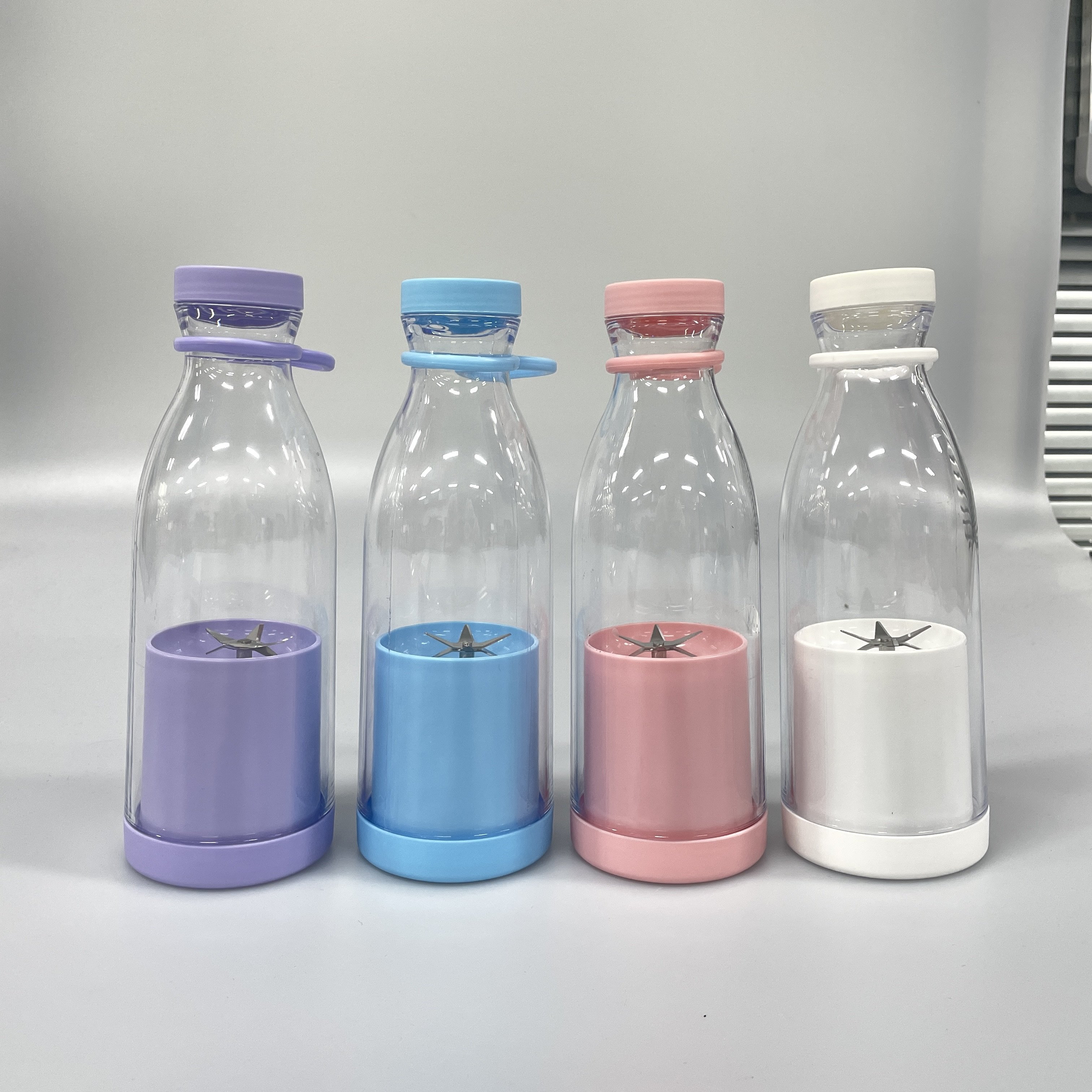 420ML Hand Held Bottle Wireless rechargeable Electrical Smoothie Bottle Blenders Fresh Juicer Mixer Mini Portable Blender