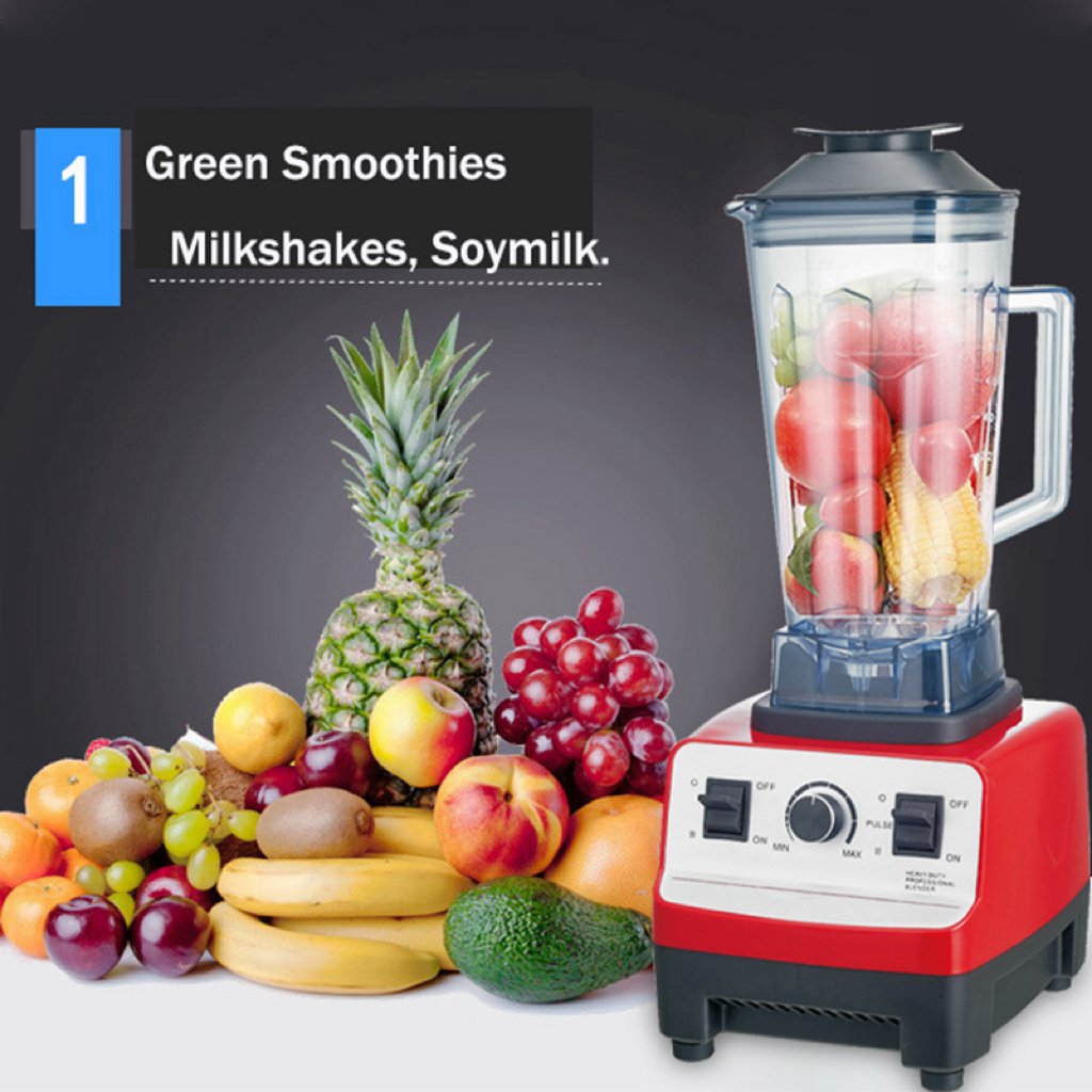 Multi-purpose High Performance Portable Commercial Household 4500W Mixer 3 Colors Citrus Juicer Blender Machines Food Processors