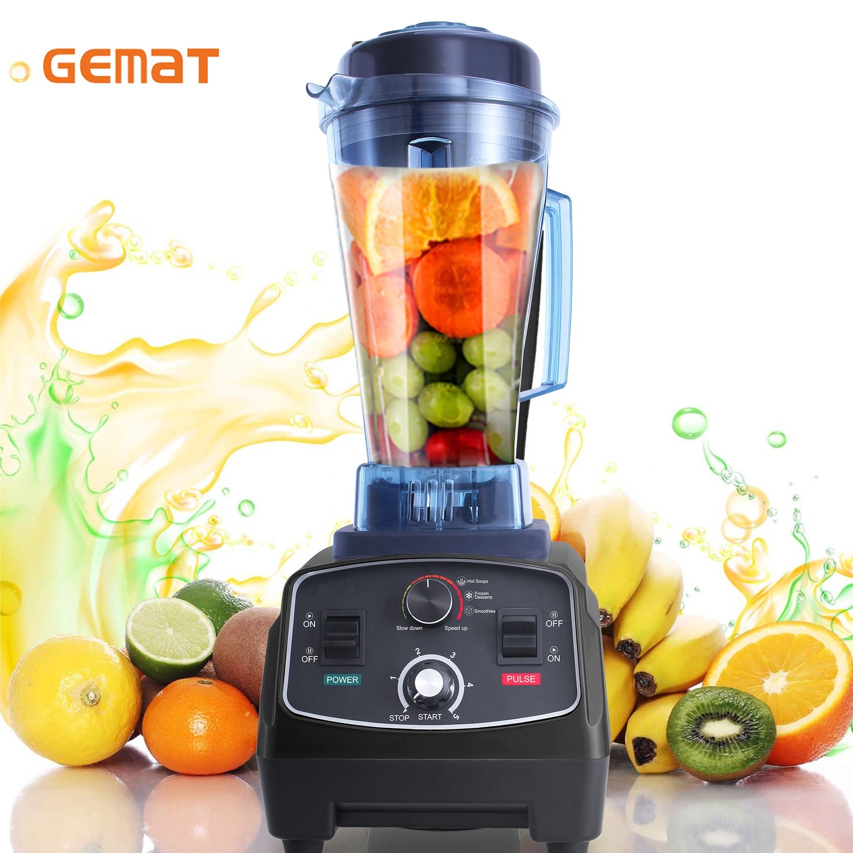 Kitchen Commercial Blender Electrical Fresh Fruit Smoothie Juicer Baby Food Industrial Professional Vacuum Household licuadora