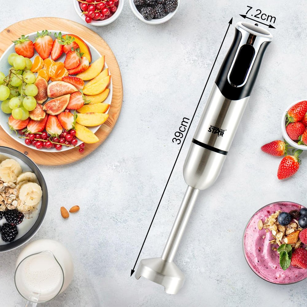 WINNING STAR ST-5555 Electric Portable Mini Electric Juicer Blender Stick Mixer Hand Multifunction Power