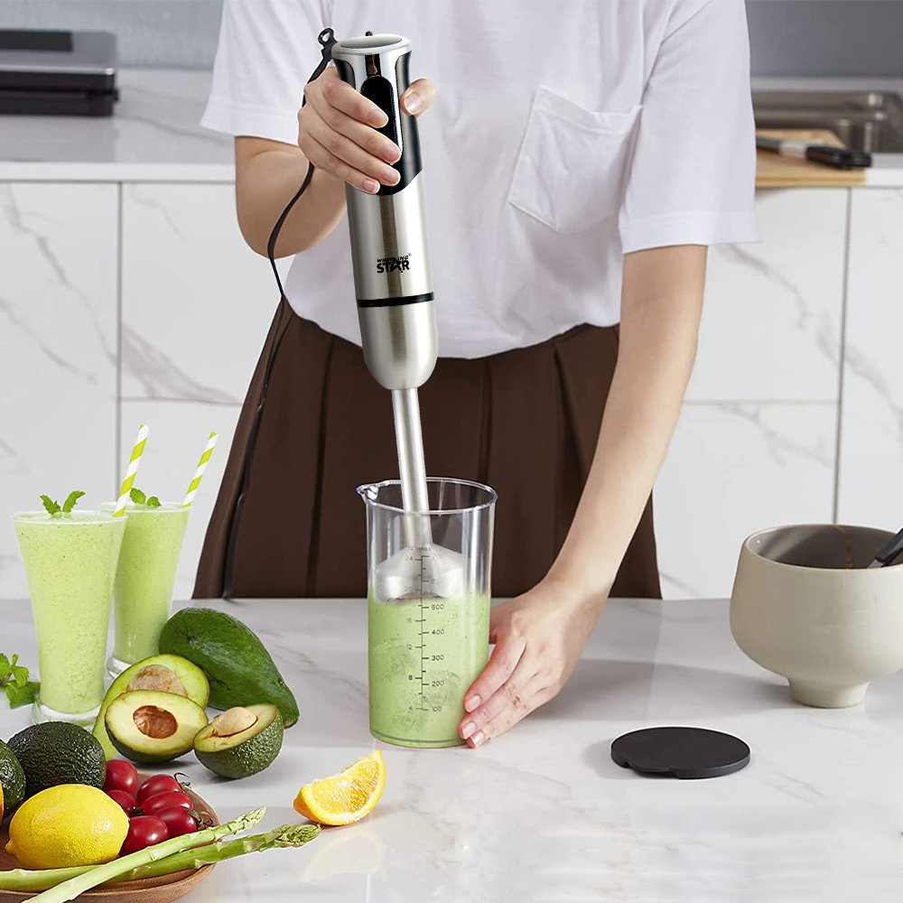 WINNING STAR ST-5555 Electric Portable Mini Electric Juicer Blender Stick Mixer Hand Multifunction Power