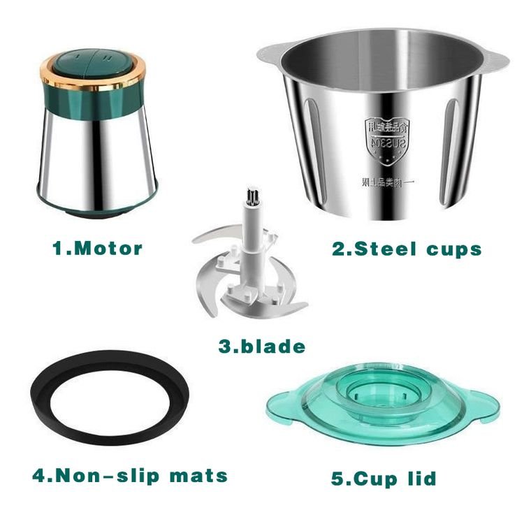 multifunction 3L blender pounder pounding food Chopper grinders machine electric meat grinder