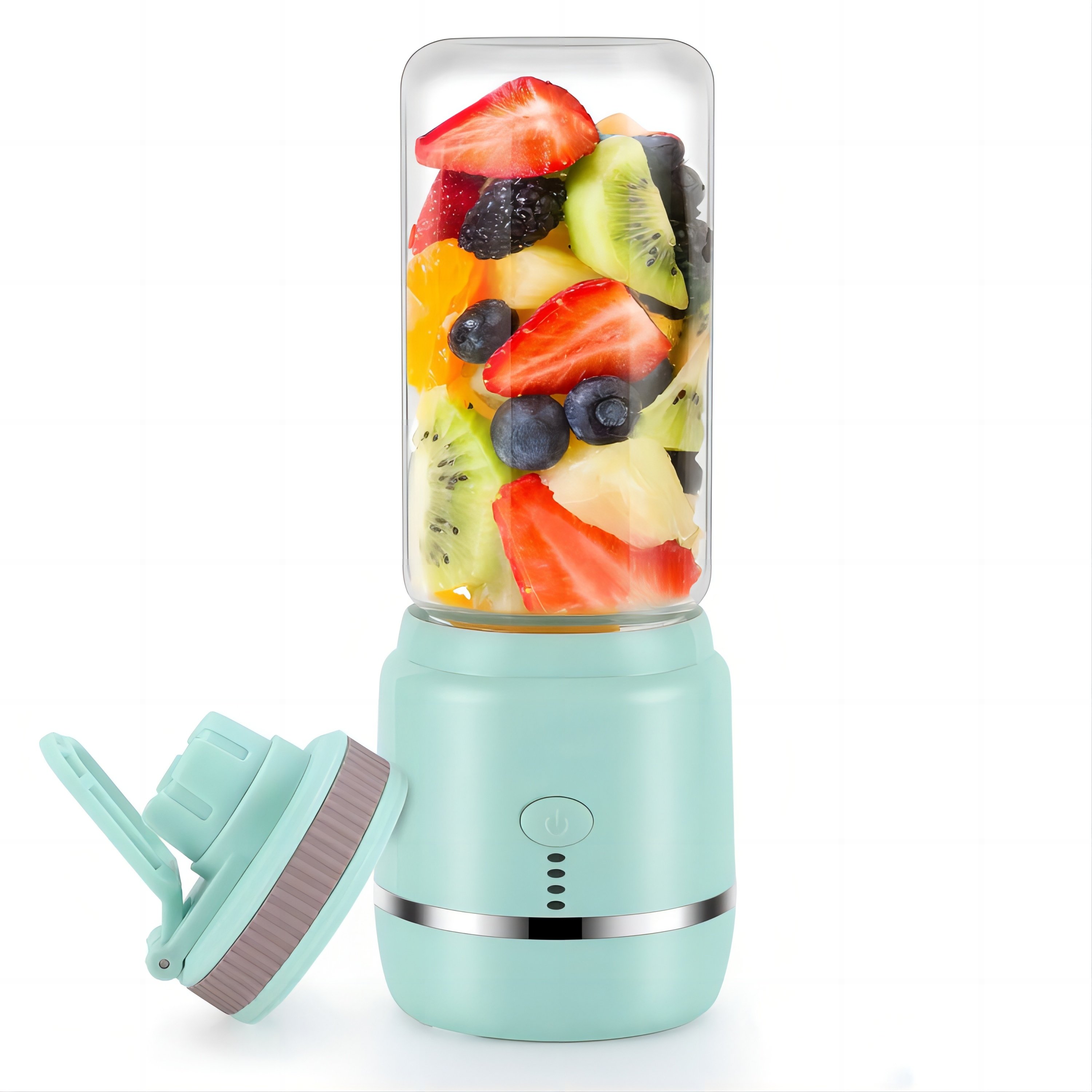 420 ML Multi-functional Electric Mixer Fruit Smoothie Juicer USB Portable Blender With Straw