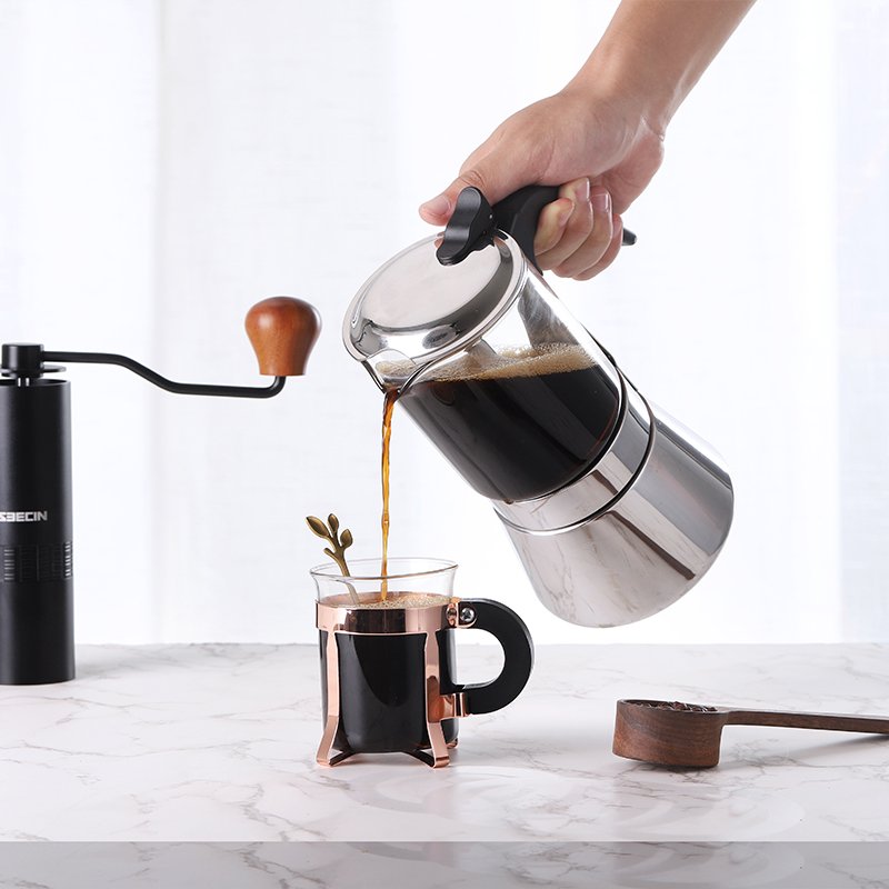 New Trend Product Maker 12 Cup Moka Pot Espresso Moka Pot Coffee Maker Blander Blender