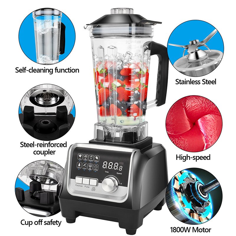liquidificador 110 v buchimix blender high performance household blender heavy duty blender juicer 2200w