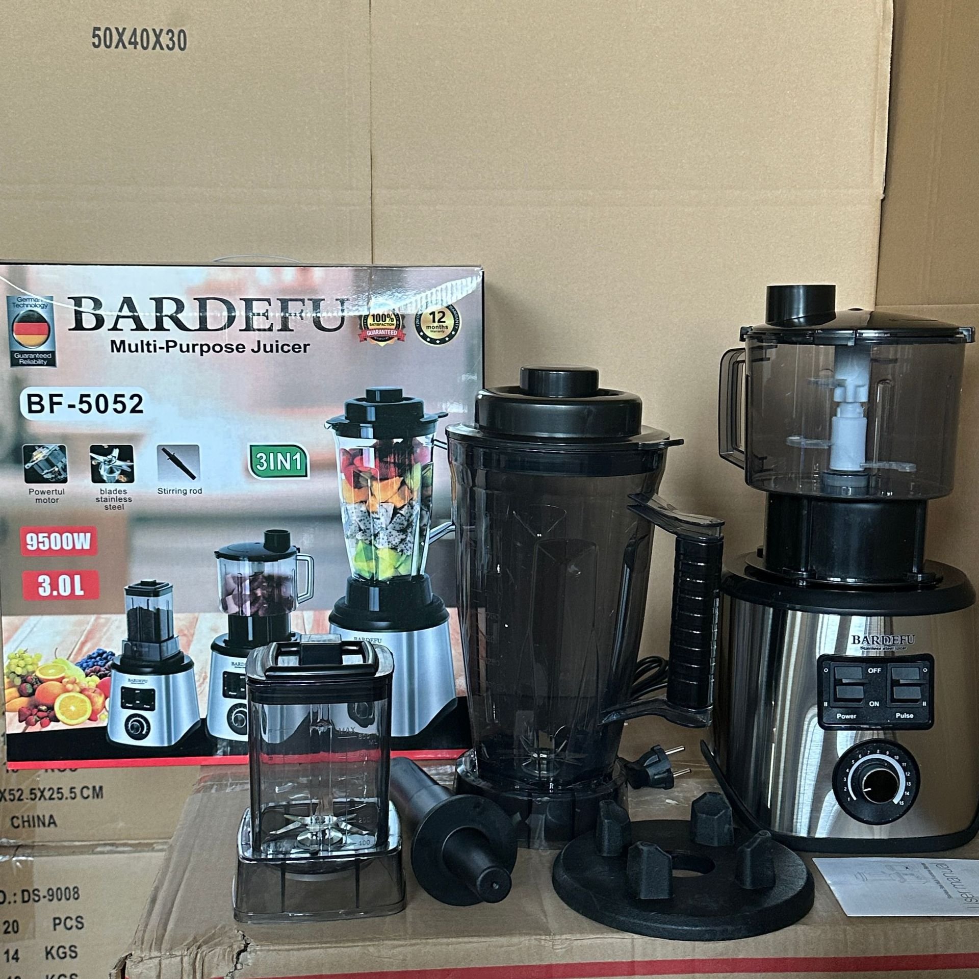 Heavy Duty Commercial Multifunctional 3l Blender Juicer Food Processor Blender 3 In 1 Smoothie Blender Machine