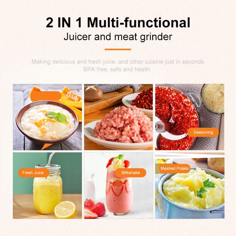 Heavybao Electric Juicer Blender Juicer Machine Commercial Juicer Steam Juice Extractor Machine For Kitchen