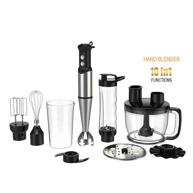 hand immersion blender with stainless steel blades multifunction hand blender