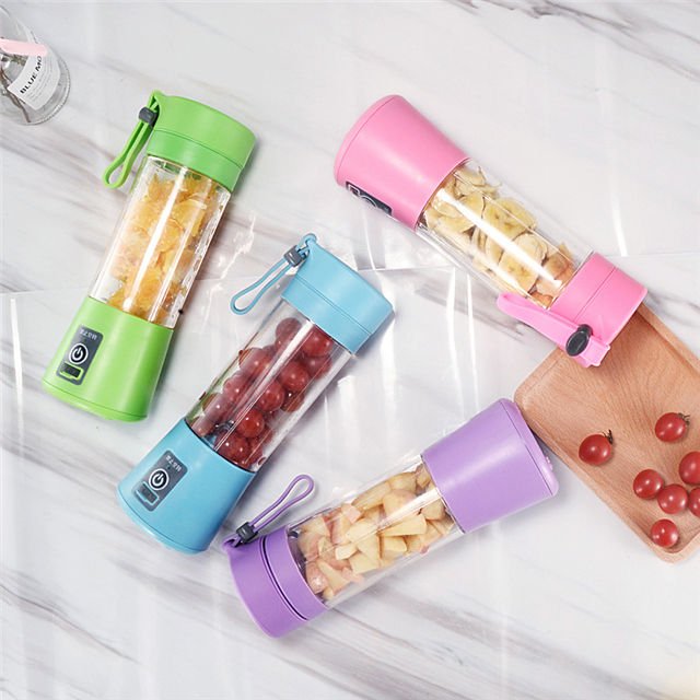 Wholesale USB rechargeable mini juicer juicer blender 6 blades juicer cup machine portable electric fruit blender