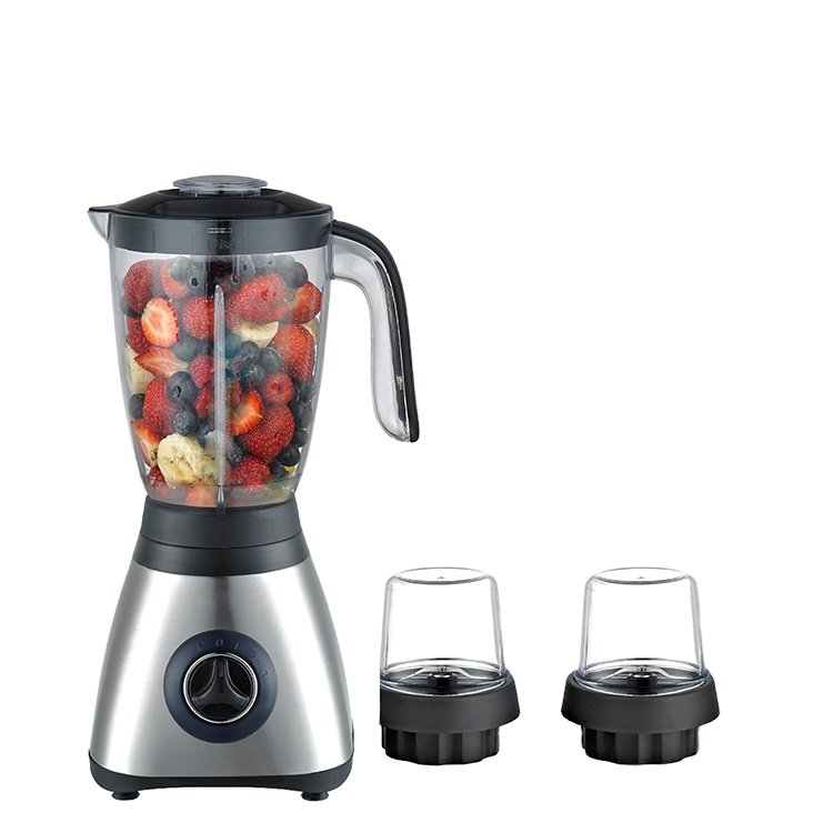 High Quality Electric 500W 3 In 1 Electric Blender/Fruit Blender Mixer With Unbreakable PC Jar