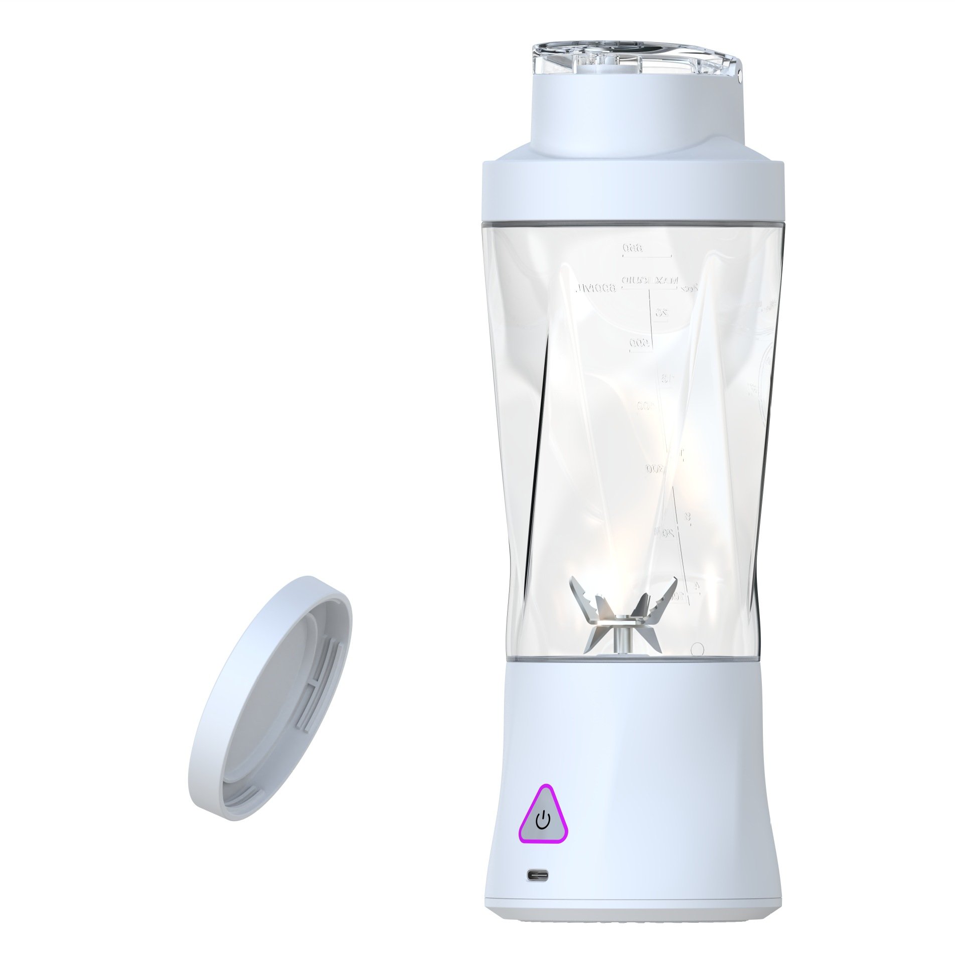 2024 Best Quality Tritan Body Blender Cup 6 Sharp Blades Smoothies Shakes Gym Sports Portable Personal Size Blender Mixer