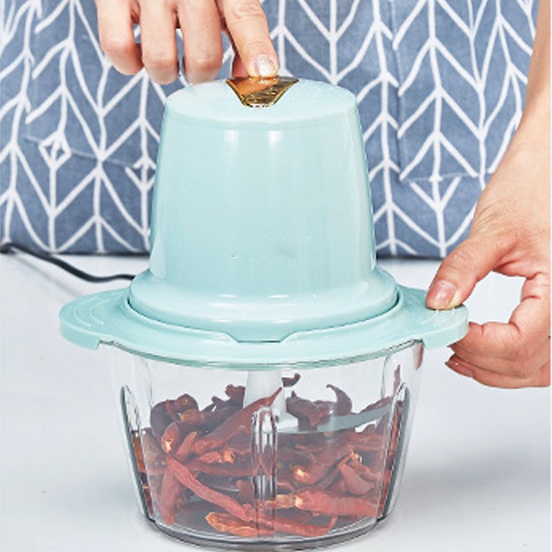 Multifunctional Household Kitchen Fruit Blender Food Processor Chopper Meat Grinder 1.5L
