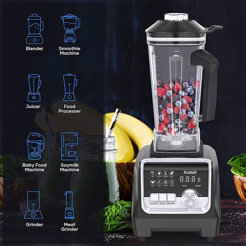 Appliances kitchen home licuadora mixeur heavy duty juicer digital Commercial ice crush smoothie best blender with great price